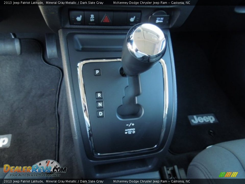 2013 Jeep Patriot Latitude Mineral Gray Metallic / Dark Slate Gray Photo #12