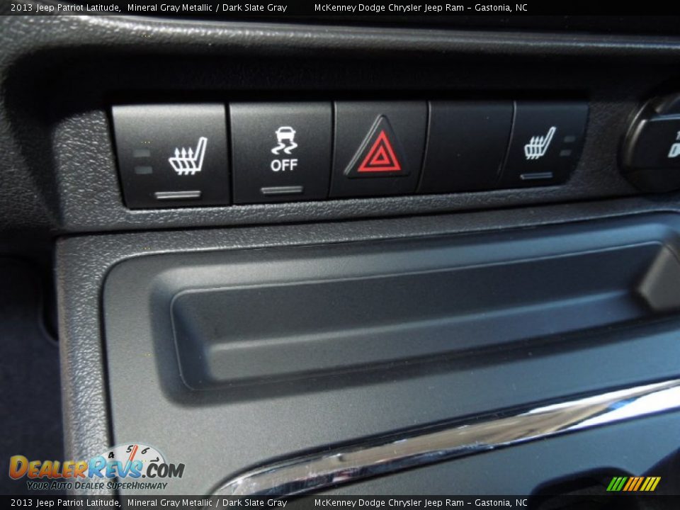 2013 Jeep Patriot Latitude Mineral Gray Metallic / Dark Slate Gray Photo #13