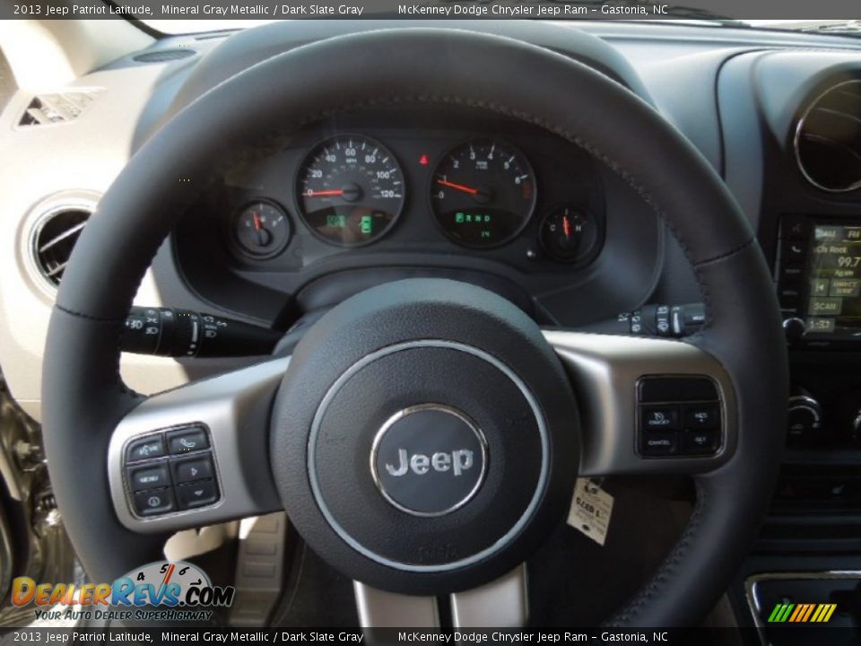 2013 Jeep Patriot Latitude Mineral Gray Metallic / Dark Slate Gray Photo #16