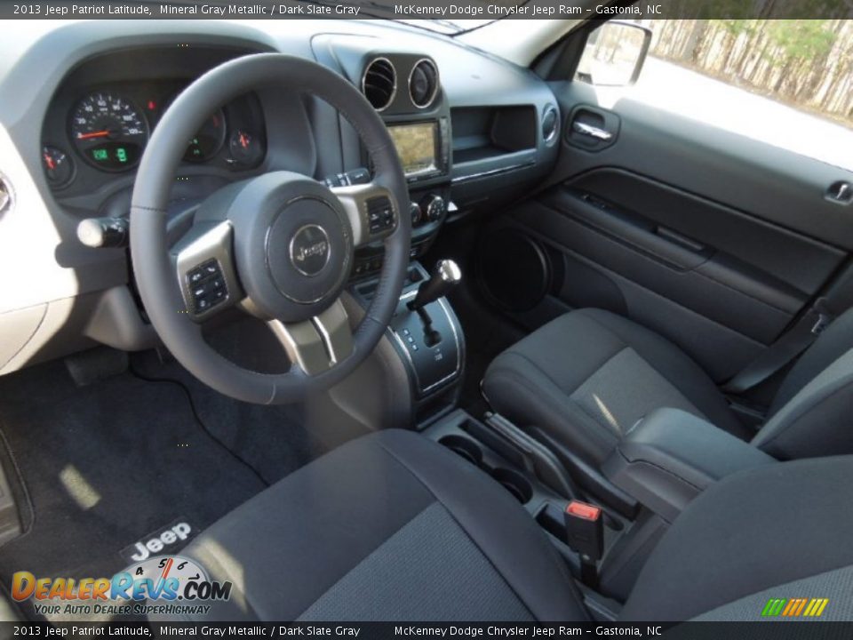 2013 Jeep Patriot Latitude Mineral Gray Metallic / Dark Slate Gray Photo #24