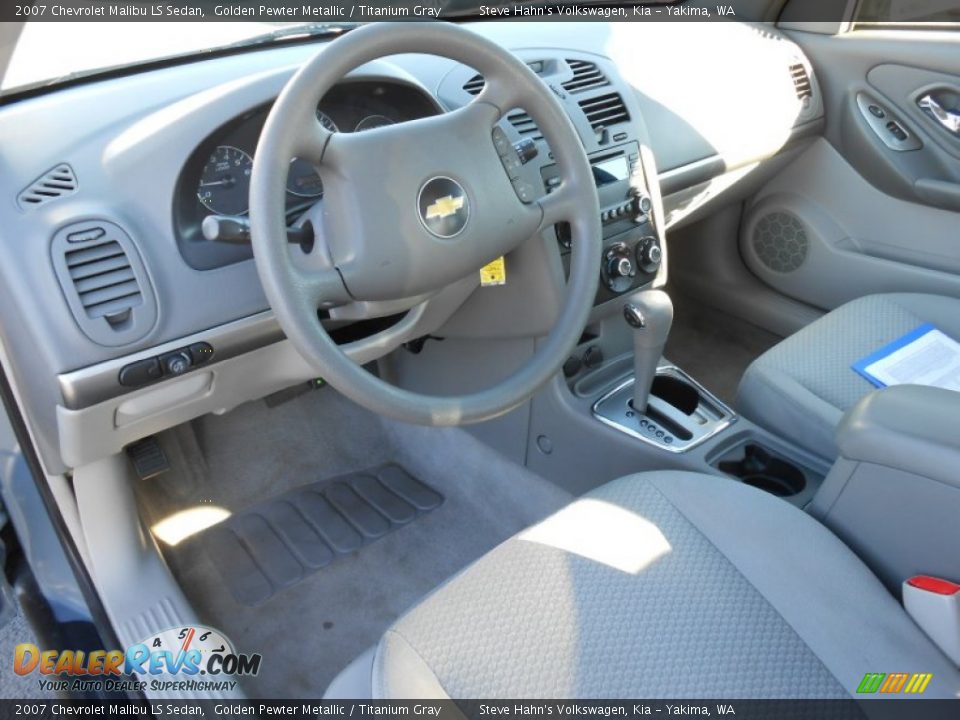 Titanium Gray Interior - 2007 Chevrolet Malibu LS Sedan Photo #22