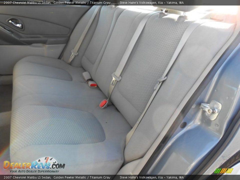 Rear Seat of 2007 Chevrolet Malibu LS Sedan Photo #23