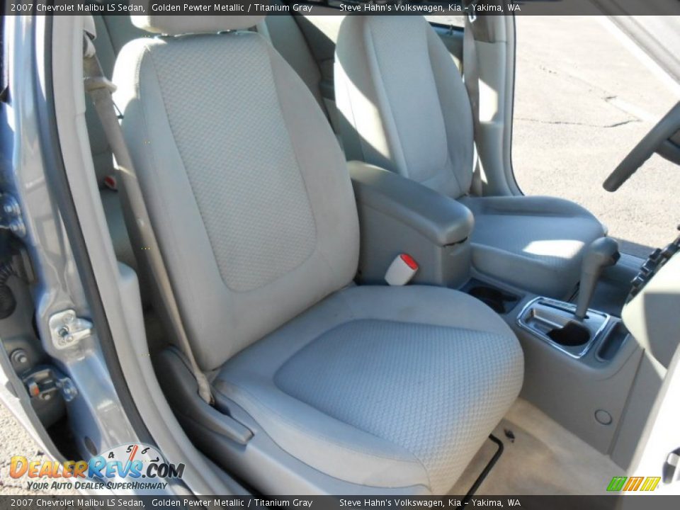 2007 Chevrolet Malibu LS Sedan Golden Pewter Metallic / Titanium Gray Photo #28