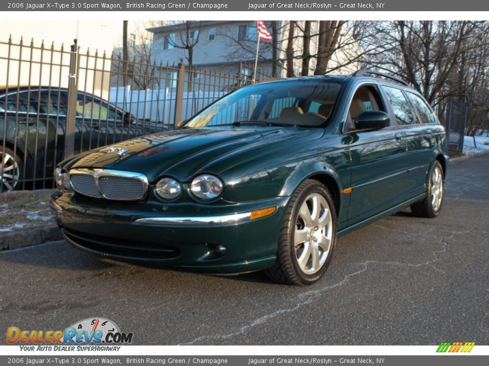 Front 3/4 View of 2006 Jaguar X-Type 3.0 Sport Wagon Photo #1