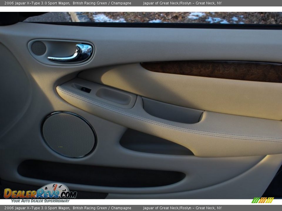 2006 Jaguar X-Type 3.0 Sport Wagon British Racing Green / Champagne Photo #10