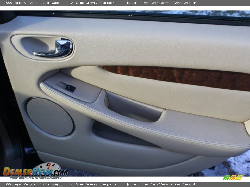 2006 Jaguar X-Type 3.0 Sport Wagon British Racing Green / Champagne Photo #13