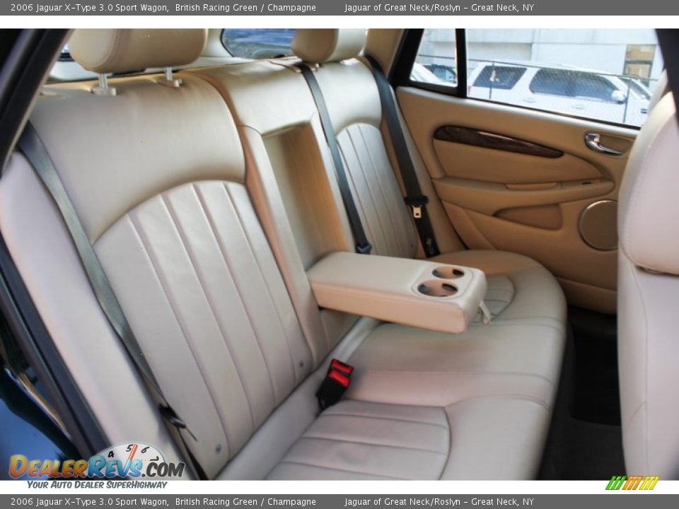 Rear Seat of 2006 Jaguar X-Type 3.0 Sport Wagon Photo #14
