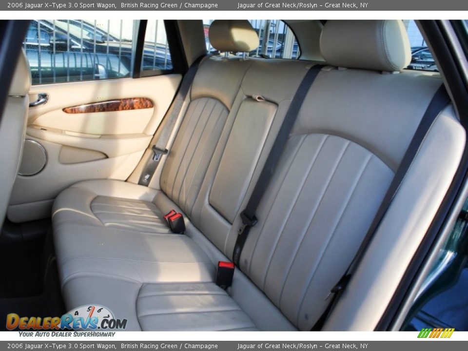 Rear Seat of 2006 Jaguar X-Type 3.0 Sport Wagon Photo #18