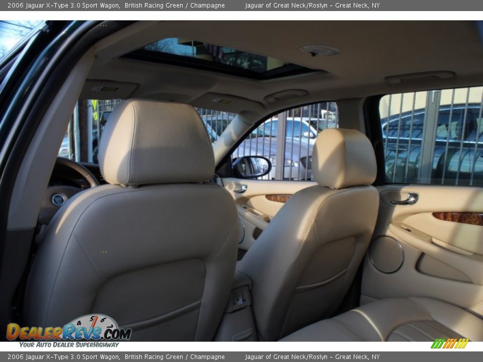2006 Jaguar X-Type 3.0 Sport Wagon British Racing Green / Champagne Photo #19