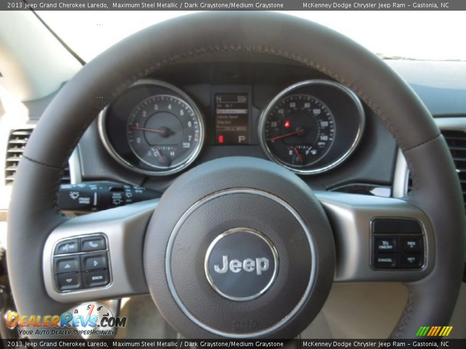 2013 Jeep Grand Cherokee Laredo Maximum Steel Metallic / Dark Graystone/Medium Graystone Photo #17