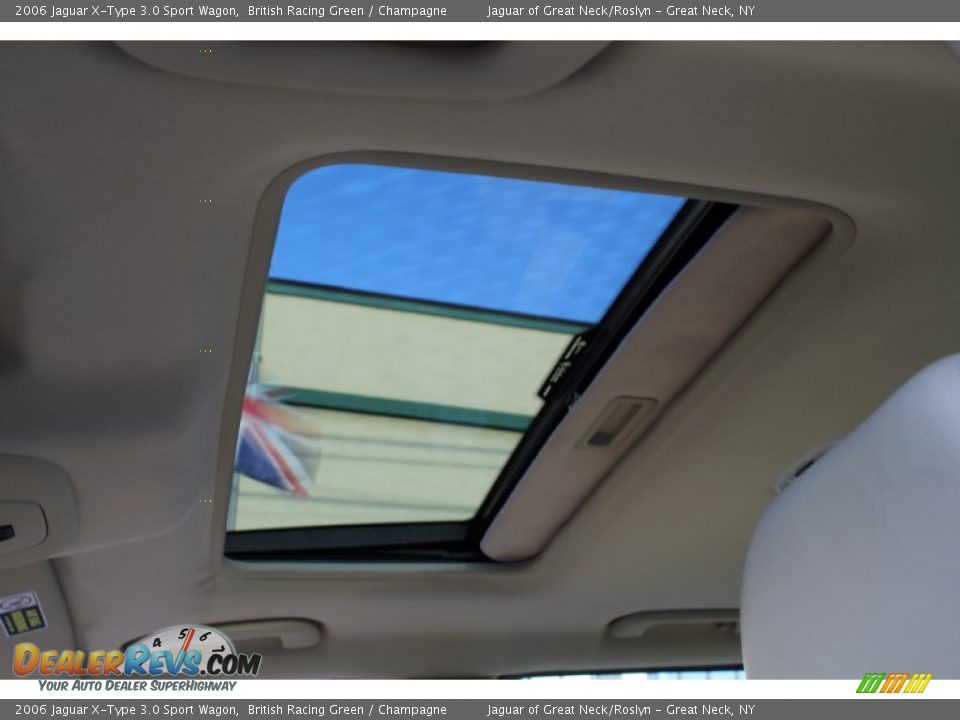 2006 Jaguar X-Type 3.0 Sport Wagon British Racing Green / Champagne Photo #22