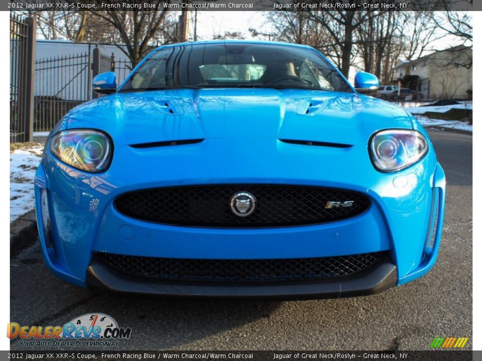 French Racing Blue 2012 Jaguar XK XKR-S Coupe Photo #2