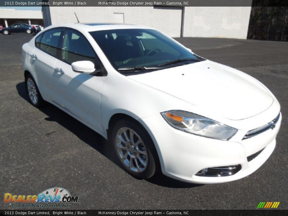 2013 Dodge Dart Limited Bright White / Black Photo #1