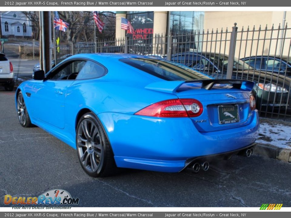 French Racing Blue 2012 Jaguar XK XKR-S Coupe Photo #4