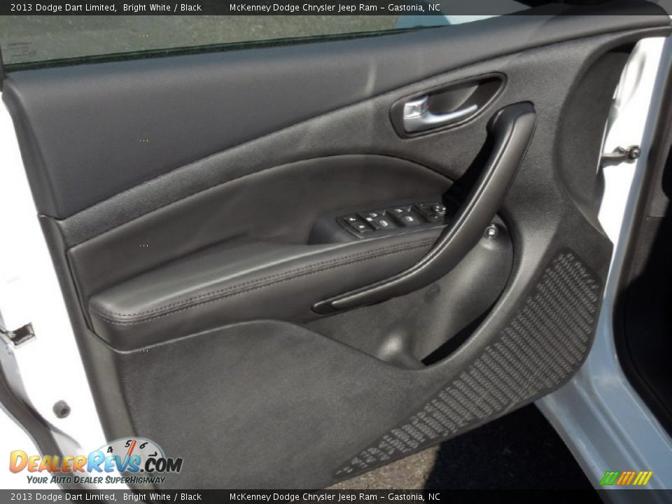 2013 Dodge Dart Limited Bright White / Black Photo #10