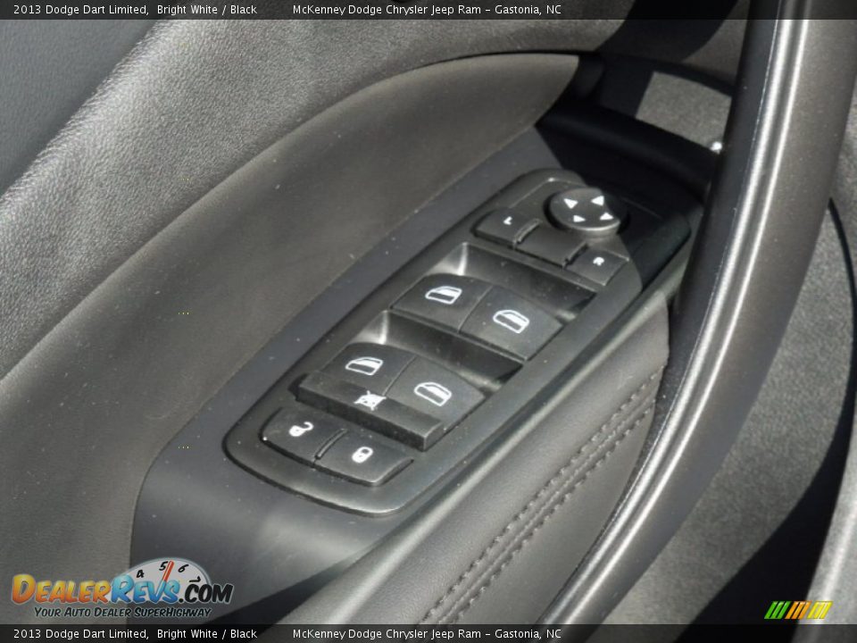 2013 Dodge Dart Limited Bright White / Black Photo #11