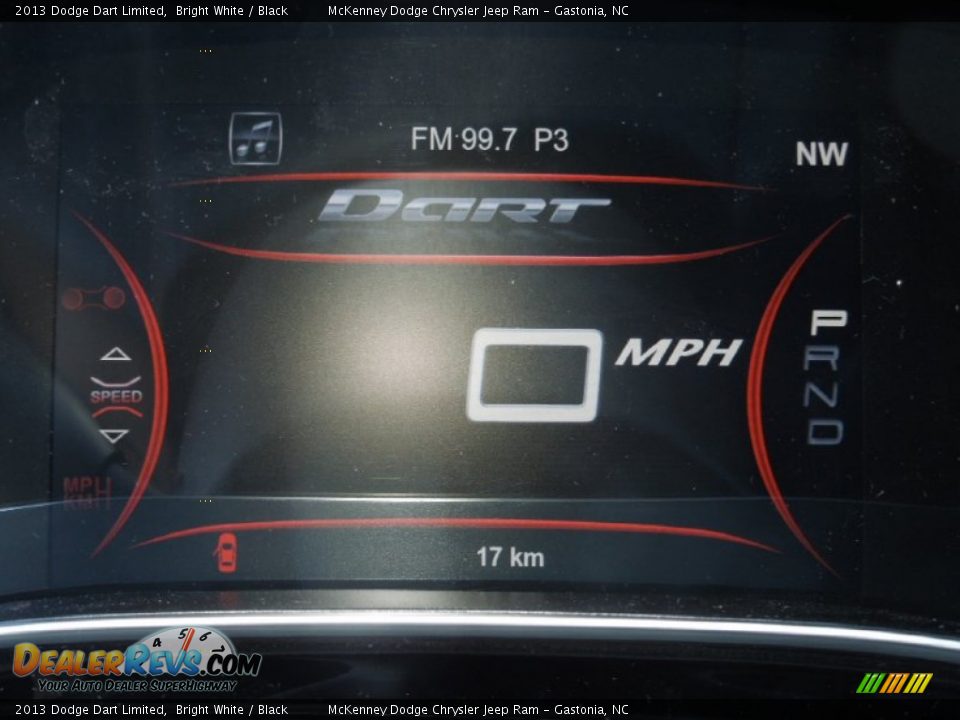 2013 Dodge Dart Limited Bright White / Black Photo #19