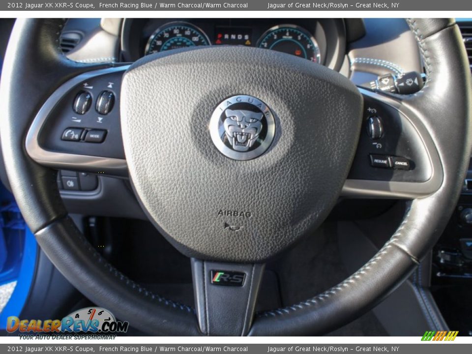 2012 Jaguar XK XKR-S Coupe Steering Wheel Photo #23