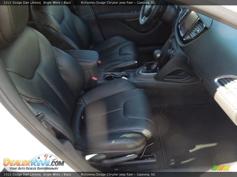 2013 Dodge Dart Limited Bright White / Black Photo #22