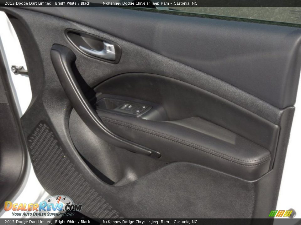 2013 Dodge Dart Limited Bright White / Black Photo #23