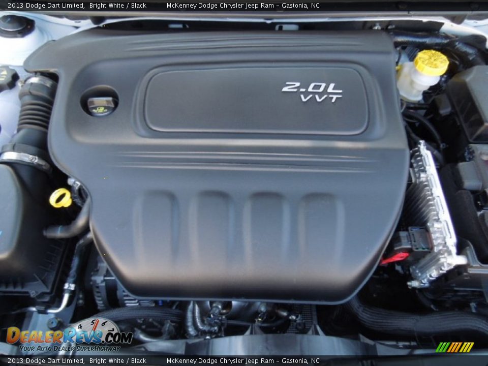 2013 Dodge Dart Limited Bright White / Black Photo #26