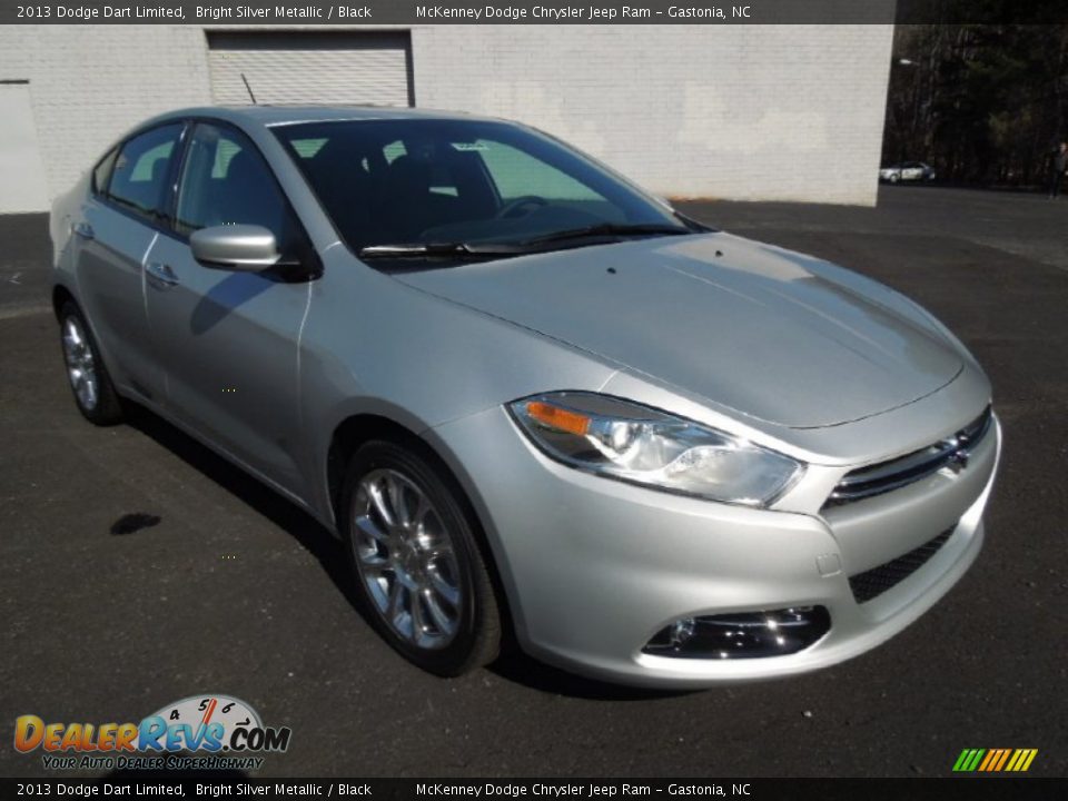 2013 Dodge Dart Limited Bright Silver Metallic / Black Photo #1