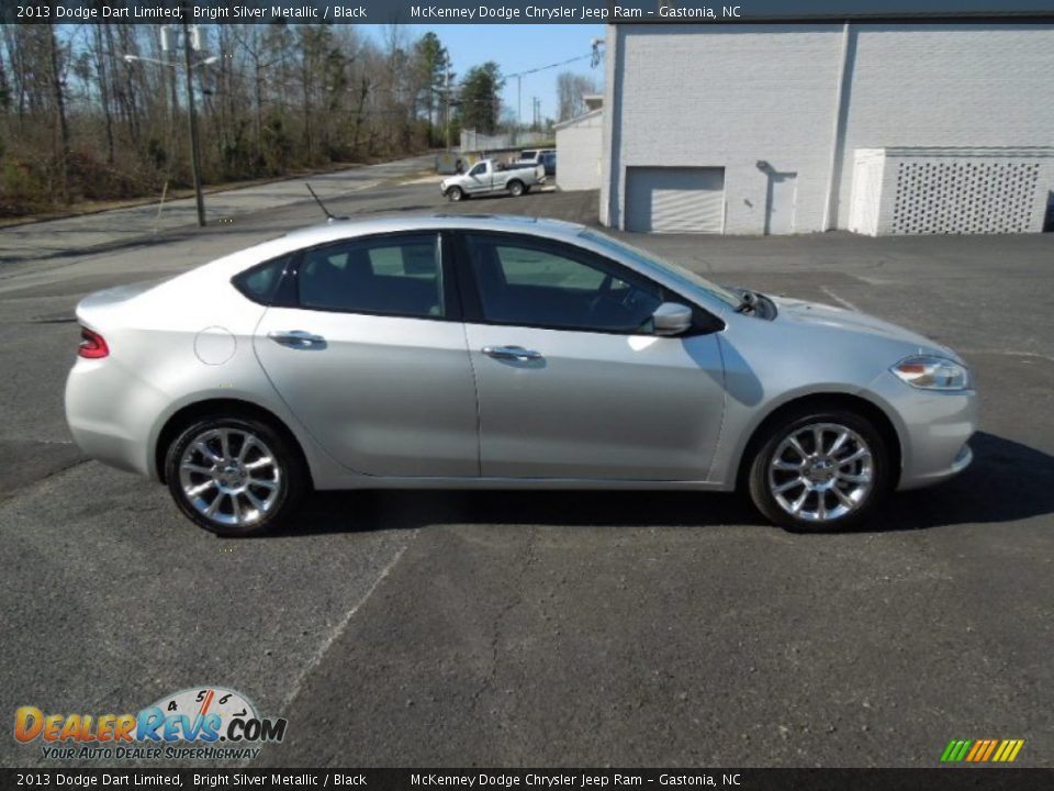 2013 Dodge Dart Limited Bright Silver Metallic / Black Photo #6