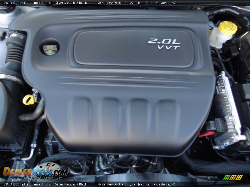 2013 Dodge Dart Limited Bright Silver Metallic / Black Photo #26