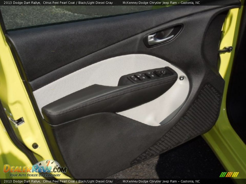 2013 Dodge Dart Rallye Citrus Peel Pearl Coat / Black/Light Diesel Gray Photo #7