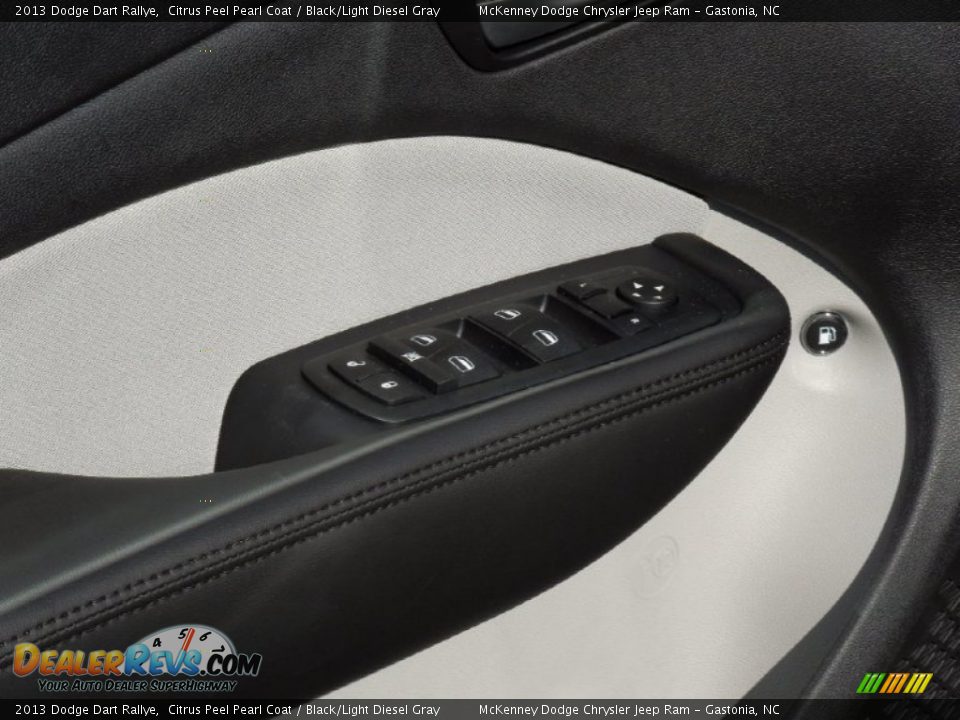 2013 Dodge Dart Rallye Citrus Peel Pearl Coat / Black/Light Diesel Gray Photo #8