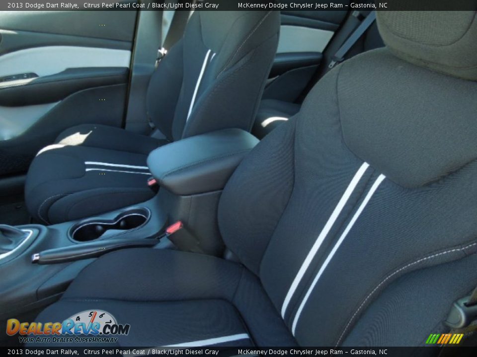 2013 Dodge Dart Rallye Citrus Peel Pearl Coat / Black/Light Diesel Gray Photo #10