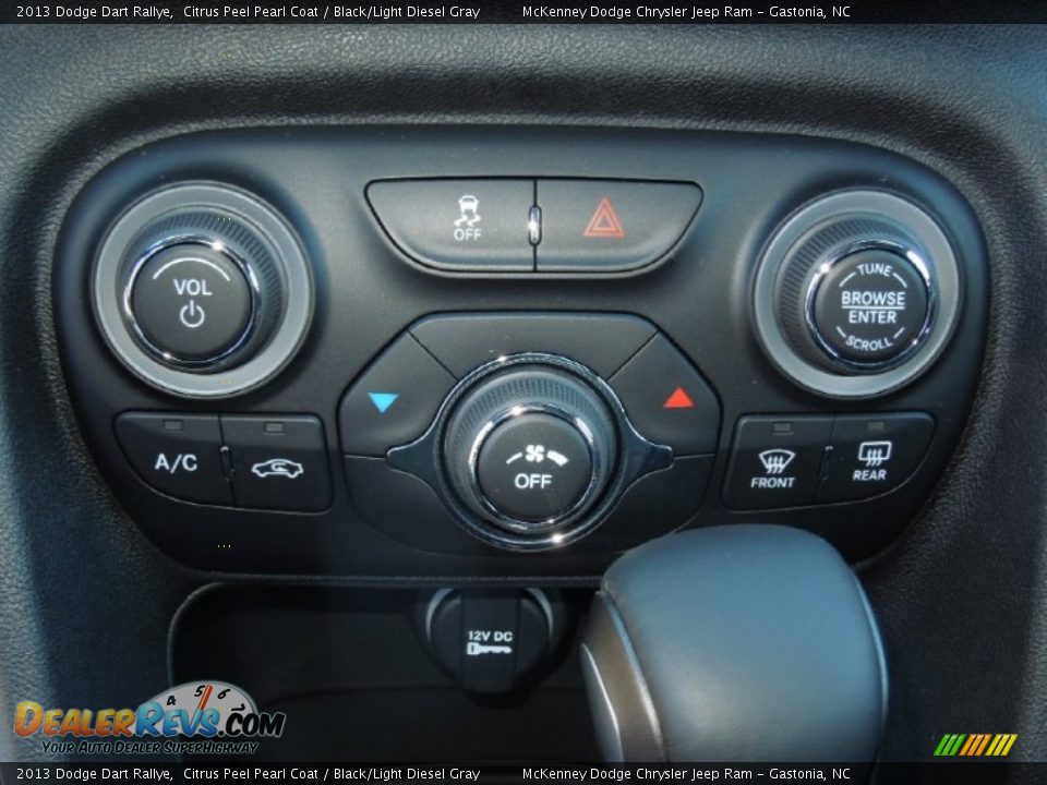 2013 Dodge Dart Rallye Citrus Peel Pearl Coat / Black/Light Diesel Gray Photo #12