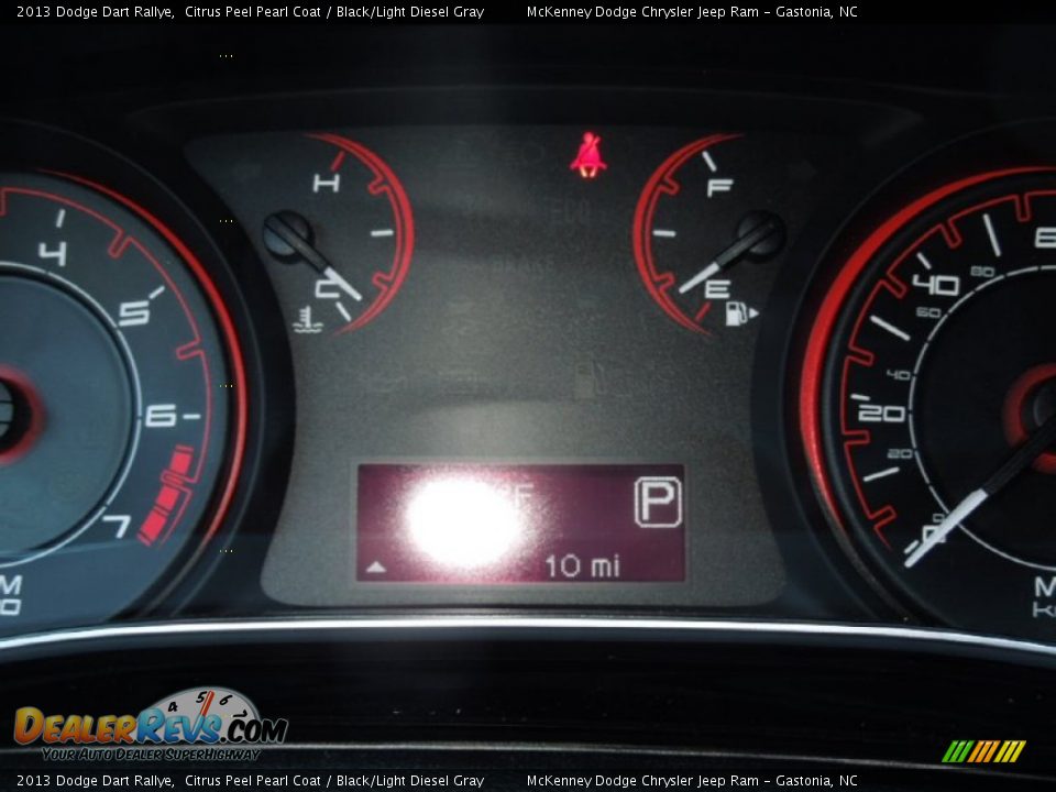 2013 Dodge Dart Rallye Citrus Peel Pearl Coat / Black/Light Diesel Gray Photo #15