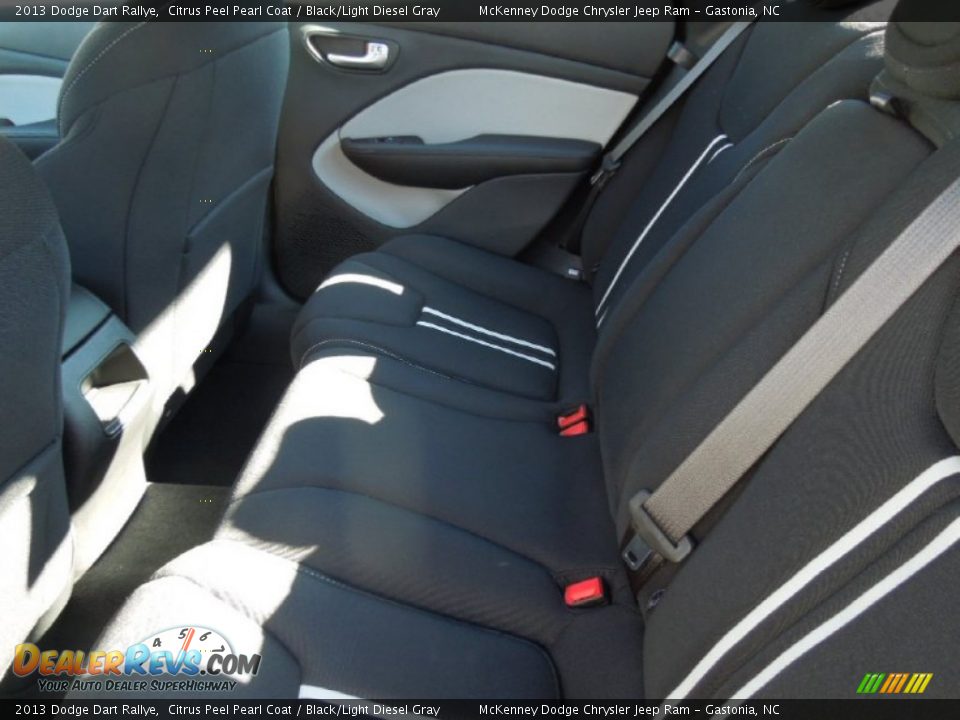 2013 Dodge Dart Rallye Citrus Peel Pearl Coat / Black/Light Diesel Gray Photo #17