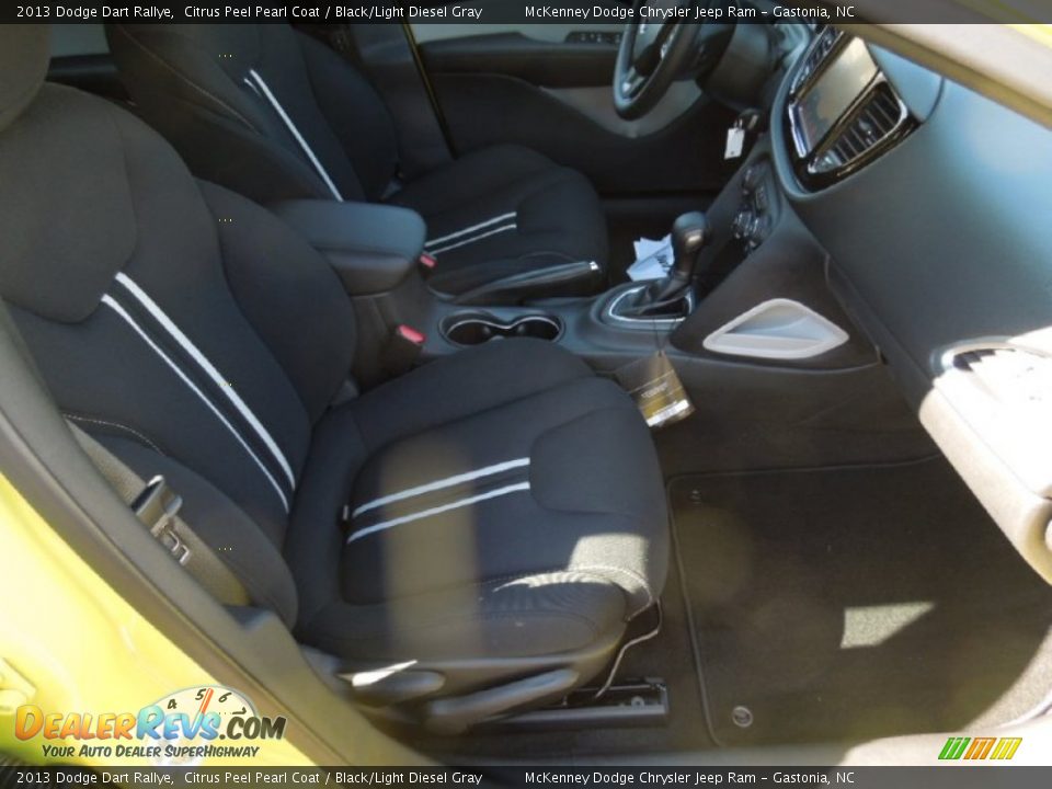 2013 Dodge Dart Rallye Citrus Peel Pearl Coat / Black/Light Diesel Gray Photo #19