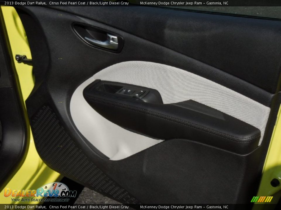 2013 Dodge Dart Rallye Citrus Peel Pearl Coat / Black/Light Diesel Gray Photo #20