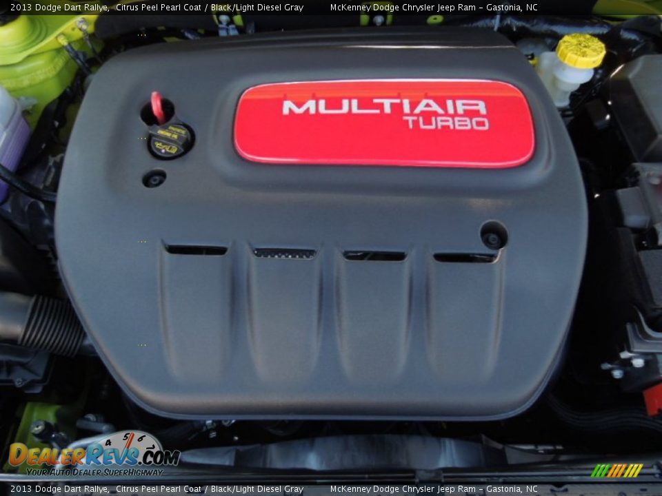 2013 Dodge Dart Rallye Citrus Peel Pearl Coat / Black/Light Diesel Gray Photo #22