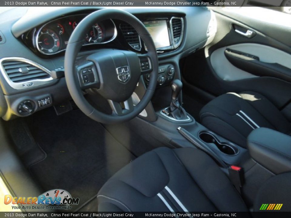 2013 Dodge Dart Rallye Citrus Peel Pearl Coat / Black/Light Diesel Gray Photo #23