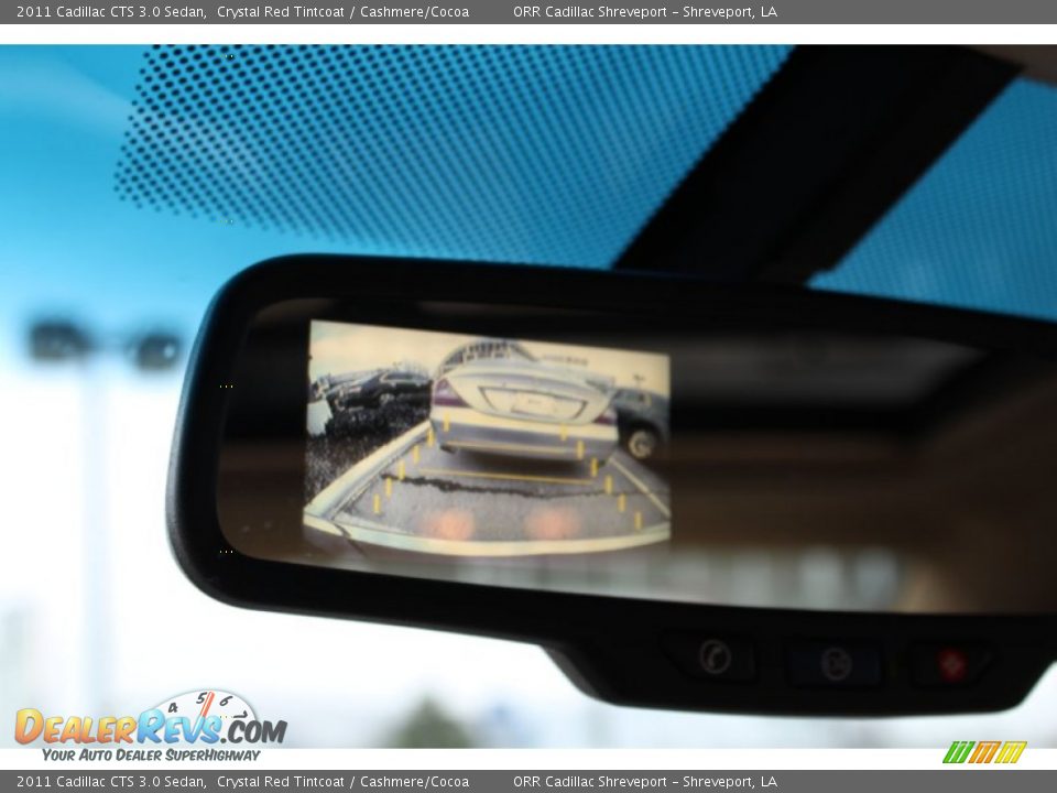 2011 Cadillac CTS 3.0 Sedan Crystal Red Tintcoat / Cashmere/Cocoa Photo #8