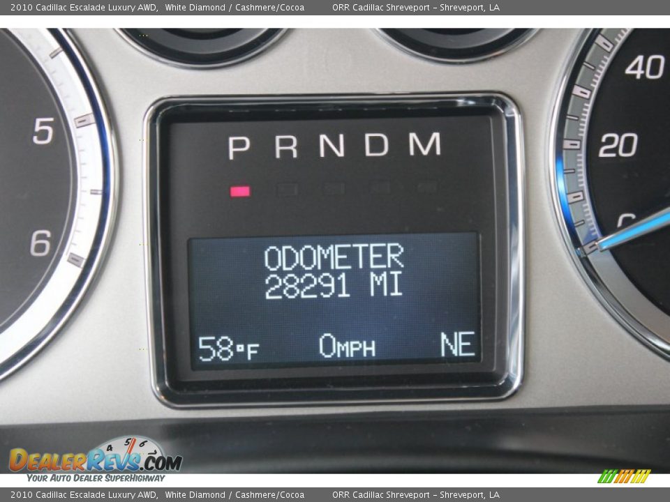 2010 Cadillac Escalade Luxury AWD White Diamond / Cashmere/Cocoa Photo #10