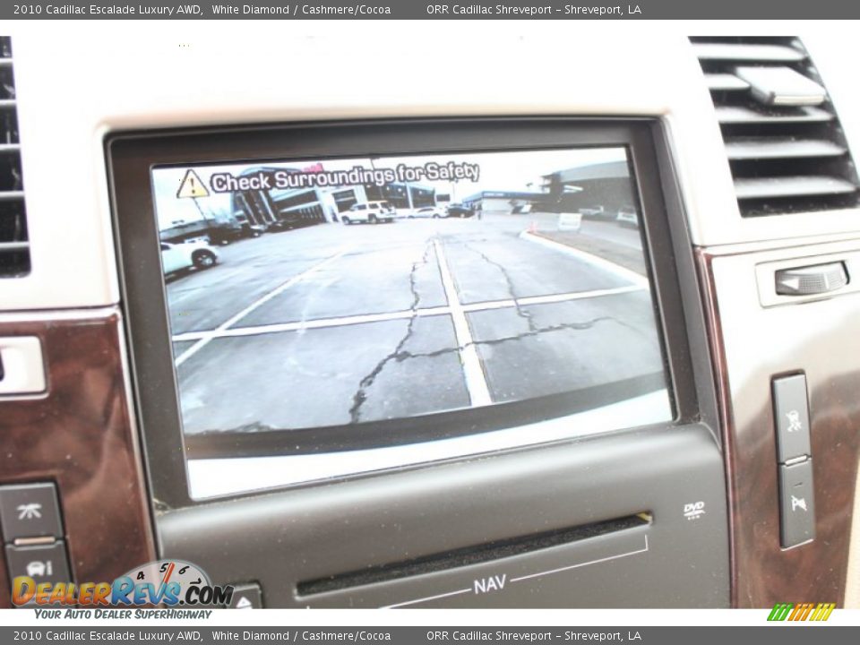 2010 Cadillac Escalade Luxury AWD White Diamond / Cashmere/Cocoa Photo #12