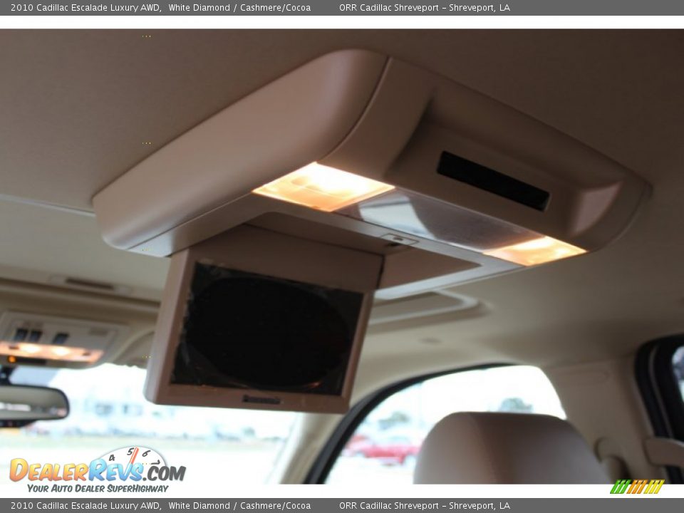 2010 Cadillac Escalade Luxury AWD White Diamond / Cashmere/Cocoa Photo #24