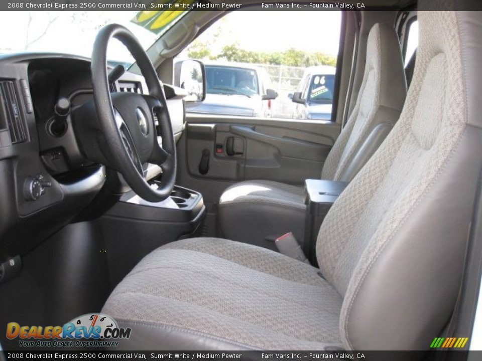 2008 Chevrolet Express 2500 Commercial Van Summit White / Medium Pewter Photo #8