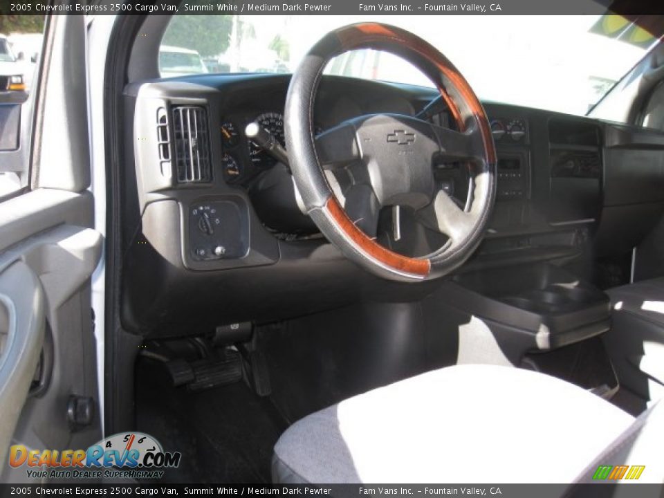 2005 Chevrolet Express 2500 Cargo Van Summit White / Medium Dark Pewter Photo #9