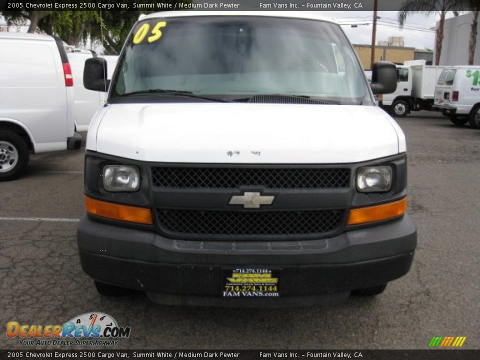 2005 Chevrolet Express 2500 Cargo Van Summit White / Medium Dark Pewter Photo #2