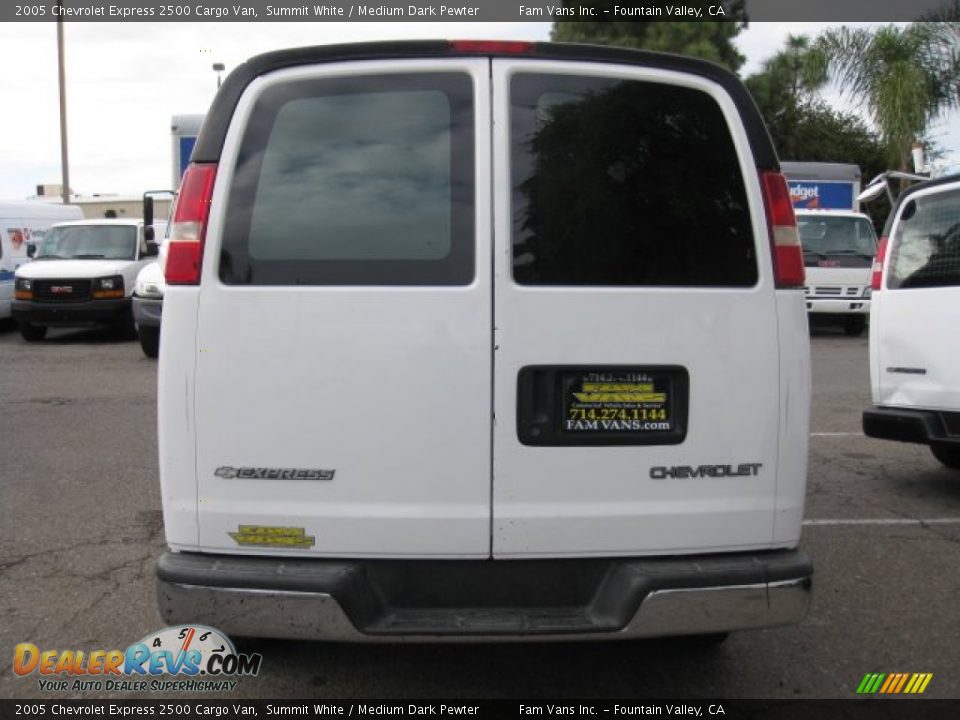 2005 Chevrolet Express 2500 Cargo Van Summit White / Medium Dark Pewter Photo #5