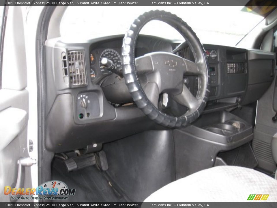 2005 Chevrolet Express 2500 Cargo Van Summit White / Medium Dark Pewter Photo #8