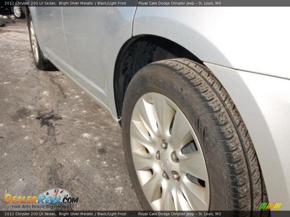 2012 Chrysler 200 LX Sedan Bright Silver Metallic / Black/Light Frost Photo #4