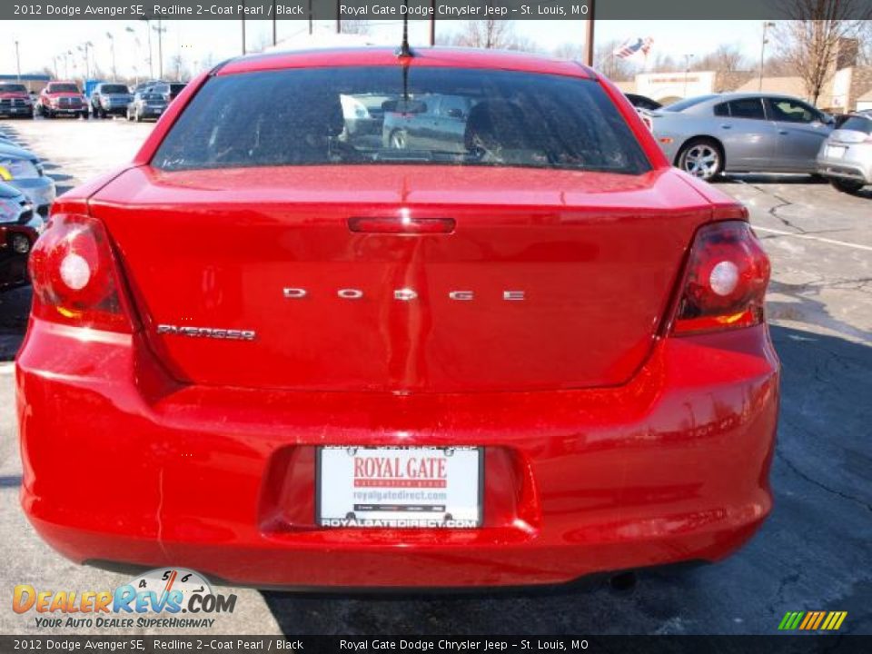 2012 Dodge Avenger SE Redline 2-Coat Pearl / Black Photo #6