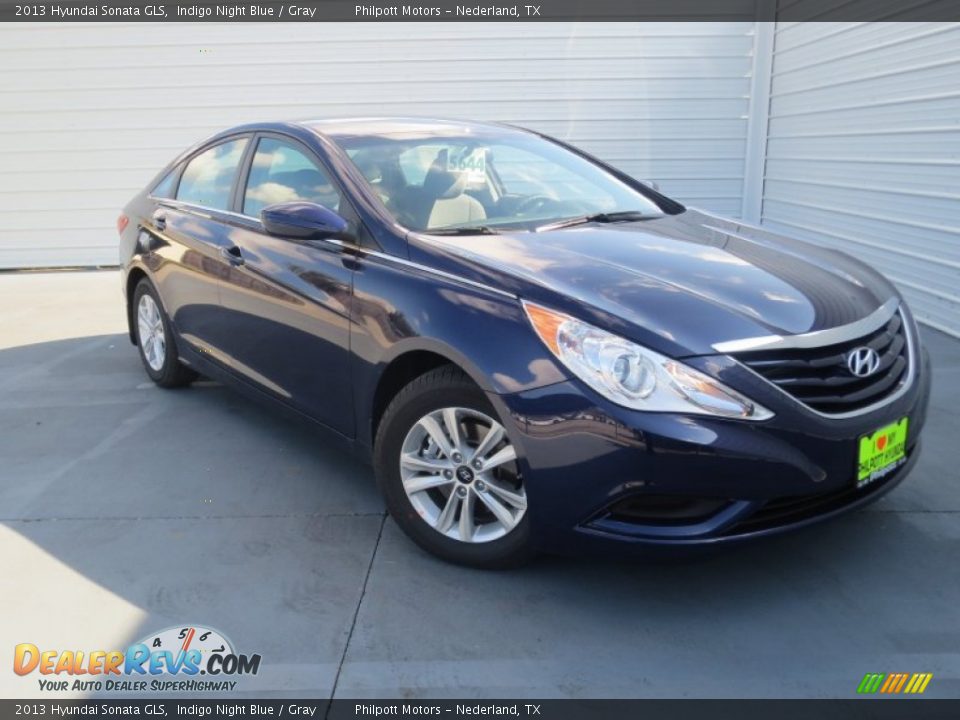 2013 Hyundai Sonata GLS Indigo Night Blue / Gray Photo #1